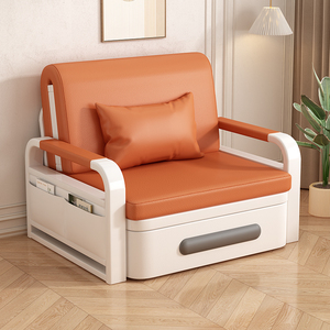 Canapé-<span class=keywords><strong>Lit</strong></span> Pliant Double Usage Nouveau Petit Format Rétractable <span class=keywords><strong>Adulte</strong></span> pour Salon, <span class=keywords><strong>Lit</strong></span> Simple de Coin Balcon - Product Image 3