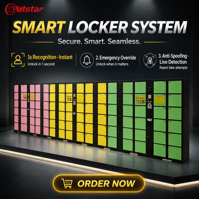 24-Door Electronic Smart Iron Cabinet with Key Lock Assembled Self-Pick up System Barcode Parcel Locker