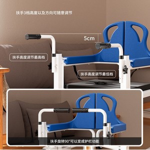เครื่องย้ายผู้ป่วยสำหรับดูแลที่บ้าน แบบไฮดรอลิก ปรับความสูงได้ 94-114 ซม. สำหรับผู้สูงอายุและสตรีมีครรภ์ - Product Image 3