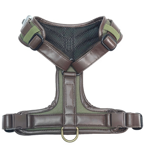 Arnés y Correa de Lujo para Perros Grandes, Color Personalizado Pantone, Hebilla Metálica Premium, Ajustable y Acolchado, Chaleco para Perro para Exteriores - Product Image 3