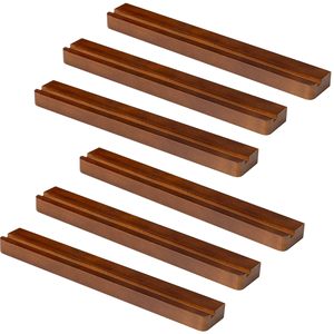 Support <span class=keywords><strong>mural</strong></span> en bois de style américain rétro vintage pour disques vinyles et CD, présentoir de rangement pour disques en bois Chainlink Custom - Product Image 6
