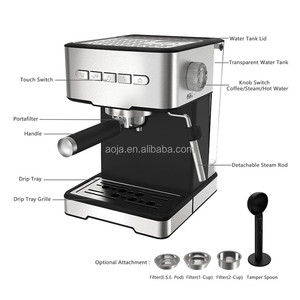 Machine à expresso électrique professionnelle, meilleure cafetière expresso, machine à café avec moulin à café, expresso chinois 3 en 1 - Product Image 3