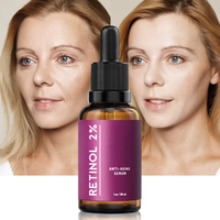 Vente en gros de sérum pour le visage anti-âge au rétinol 30 ml, marque privée, sérum pour le visage au rétinol et au collagène, en vrac
