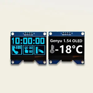 1.54 "OLED PCB Blanc Bleu Couleur IIC I2C SPI SPD0301 CH1116 COG 128X64 Module d'affichage OLED 1.54 Pouces