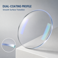 Lentilles optiques anti-lumière bleue 1.59 PC avec double revêtement SHMC bleu-vert pour les marchés d'Asie du Sud-Est et du Moyen-Orient – Vente en gros, directement de l'usine, OEM