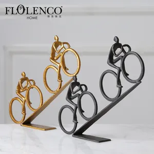 Nordic Hot Selling Iron Craft Double Bicycle Ornament Metal Home Decor For Living Room Home Decoration