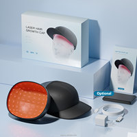 Casque de thérapie capillaire à LED rouge infrarouge SMD 650nm, dernier modèle, pour la repousse des cheveux et la lutte contre la perte de cheveux