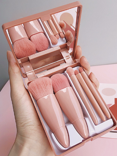 แปรงเดินทางใหม่พร้อมกระจก