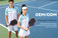 Produsen Pakaian Pickleball Desain Kustom OEM ODM Poliester Perlindungan UV Celana Pendek Bernapas Pakaian Olahraga Pickleball Grosir