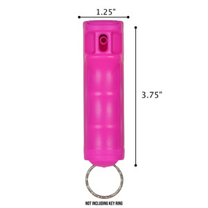 Wholesale Sabre Safety <b>Keychain</b> Set Perfume Spray Bottle Self Defense <b>Personal</b> Protection Device Plastic Warm White Back - Product Image 2