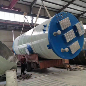 Dewei Fiberglass Integrated Pump Station BZ-88 Underground Rainwater Sewage Lifting Prefabricated Water Treatment - Product Image 1