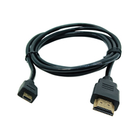 Câble adaptateur micro HDMI vers HDMI haute vitesse 4K connecteur mâle à mâle pour tablettes smartphones caméras et moniteurs