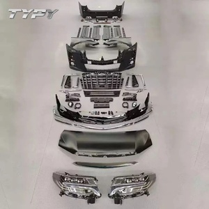 Kit carrosserie modifié, kits de carrosserie, pare-chocs, calandre, lèvre arrière et embout d'échappement pour TOYOTA Alphard 08-14, mise à niveau vers 2020 - Product Image 1