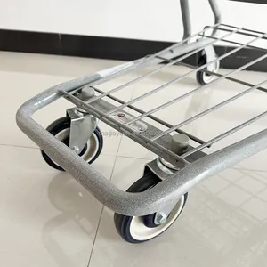 Q195 Steel Wire Supermarket Shopping Trolleys Carts