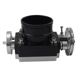 Cuerpo de aceleración Auso-Racing de 90 mm, válvula de admisión mecánica universal de aluminio para actualización y reequipamiento. - Product Image 5