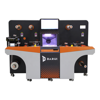 DARUI J3 Máquina de corte láser rollo a rollo para papel, troqueladora automática, nueva, 1 año de garantía, acabado de etiquetas VD320 LC350 200W