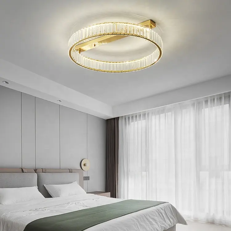 Kapalı dekoratif ev oturma odası yatak odası lüks otel mühendisliği villa kek kristal tavan lambası