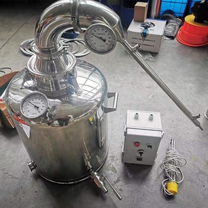 <span class=keywords><strong>Kit</strong></span> de Distillation Professionnel en Cuivre et Acier Inoxydable 50L/100L/200L - Distillateur de Vodka/Brandy/Rhum/Whisky avec Plaques à Bulles - Product Image 5