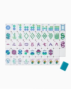 Offre Spéciale : Jeu <span class=keywords><strong>de</strong></span> 160 Tuiles <span class=keywords><strong>de</strong></span> Mahjong Américain en Acrylique à 4 Couches, Gravées en Rouge, Idéal pour les Soirées en Famille et les Cadeaux <span class=keywords><strong>de</strong></span> Fêtes - Product Image 3