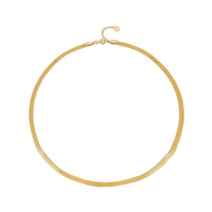 Collar de cadena grueso grande de moda genuino 18K oro sólido AU750 collar de oro amarillo regalo de lujo diseño Simple al por mayor - Product Image 1