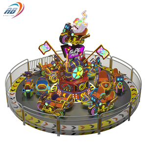 Nouvelles attractions de parc d'attractions au design innovant, fabricant de manèges familiaux, jeux de motos Whirlwind à vendre - Product Image 1