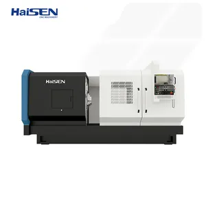 Metal için yüksek hassasiyetli Haisen CK serisi CNC yatay profesyonel torna makinesi