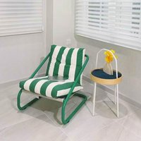 Fauteuil inclinable moderne et confortable avec dossier réglable, fauteuil individuel en métal pour salon et chambre à coucher – Offre Spéciale