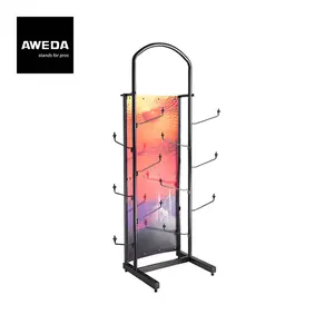 AWEDA High Quality Display Stand for 12 Cymbals with Poster Board