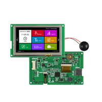 Módulo de Pantalla DACAI de 4.3 Pulgadas con Puerto Serial OLED Serie M con Pantalla Táctil Capacitiva