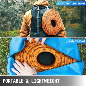 <span class=keywords><strong>Corde</strong></span> de tirage en polyester et nylon double tressé de 1/2 pouce x 200 pieds, 880 lb, robuste, pour l'arboriculture, le travail sur les arbres, la marine et l'extérieur - Product Image 5