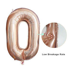 Shunajiang grand géant 16 "32" 40 "gonflable hélium aluminium <span class=keywords><strong>Film</strong></span> fête décoré Mylar numéro feuille ballon pour la décoration - Product Image 6