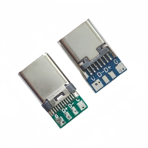 <b>USB</b> 3.1 Type-<b>C</b> Connector 24 Pins Male / Female Socket Receptacle <b>Adapter</b> to Solder Wire & Cable 24 Pins Support PCB Board - Product Image 1