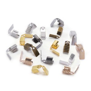 Accessoires de bijouterie : Matériaux pour la fabrication de bracelets avec cordon ciré, clips de fixation en forme de tête de serpent dorée et de formes variées - Product Image 5