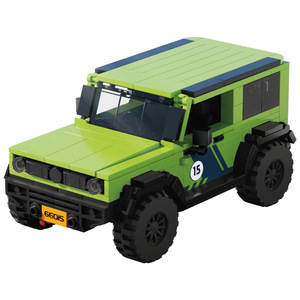 Blocs de construction ABS 66015 <span class=keywords><strong>JIMMY</strong></span>/<span class=keywords><strong>Suzuki</strong></span> Jimny, modèle authentique, reproduction, jouet d'assemblage pour enfants, tout-terrain - Product Image 5