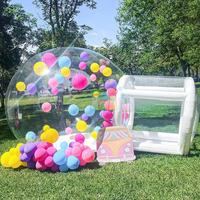 Chapiteau de dôme de fête en plein air de qualité commerciale sexe révéler maison de rebond ballon gonflable tente de maison à bulles