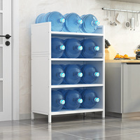 Support de rangement de cuisine personnalisé pour four à micro-ondes pour porte rabattable anti-poussière armoire outils et vaisselle en métal sur pied