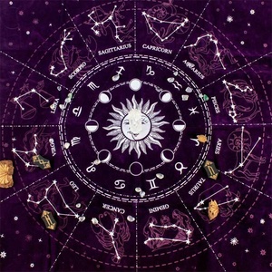 <span class=keywords><strong>Mois</strong></span> triphasé étoile à cinq branches étoile en métal Tarrob <span class=keywords><strong>Oracle</strong></span> carte nappe Tarot Sermon tissu - Product Image 5