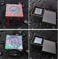 Ensemble de dés en métal de style vintage à succès, dés multifonctionnels à gravures thématiques pour les joueurs de RPG et les collectionneurs