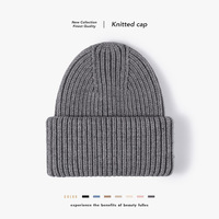 Bonnet d'hiver pour femmes, bonnets en tricot doux et épais, bonnets pointus pour femmes et adolescentes, bonnets tendance streetwear hip hop