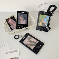Porte-cartes K-pop pour étudiants, cartes de repas, cartes d'identité, MP3, porte-clés créatif, étui de rangement, support pour photocartes de collection pour fans