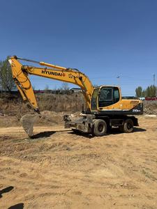 Excavadora Hyundai 210 Usada, Excavadora de Ruedas de 21 Toneladas, Hyundai R210W-9, Maquinaria de Construcción Pesada Original de Corea - Product Image 6