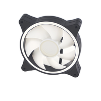Ventilateur de boîtier PC RVB télécommandé avec effet miroir infini Ventilateur ARGB dissipateur thermique 5V/12V pour les joueurs