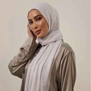 Écharpe tissée en modal de rayonne de luxe châle extensible doux et confortable Hijab non transparent pour les femmes musulmanes grand magnifique traditionnel - Product Image 3