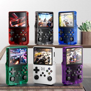 Consola de videojuegos portátil GAMINJA, pantalla IPS de 3,5 pulgadas, 64GB, reproductor de juegos Retro portátil de código abierto Lunix - Product Image 4
