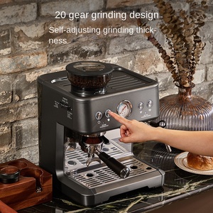 Machine à café italienne semi-automatique à double tête portable <span class=keywords><strong>Konka</strong></span>, broyage intégré, acier inoxydable, pression de 15 bars, hôtel - Product Image 5