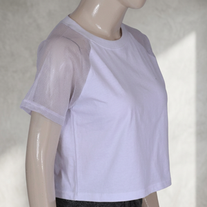 Tops Cortos Casuales de Verano para Mujer 2024, de Alta Calidad a Precio de Fábrica, Diseños Personalizados, Transpirables, de Secado Rápido y Ecológicos - Product Image 3