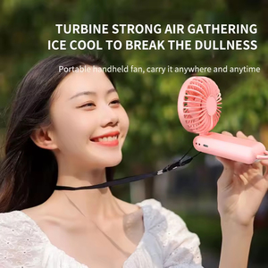 사무실 책상 컴퓨터 작업 장시간-매끄러운 프리미엄 멀티 스피드 터치 감지 무선 휴대용 선풍기 - Product Image 6