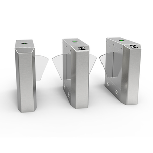 Barrière de tourniquet à rabat de sécurité à hauteur de taille de contrôle d'accès d'empreintes digitales de haute sécurité pour la salle de sport et le fitness - Product Image 2