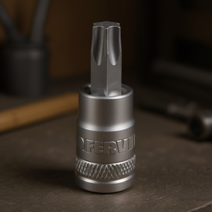 Enchufe Fervi con Inserto Torx de 6 Puntas para Tareas de Fijación de Precisión - Product Image 3