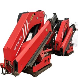 Grúa Plegable Spk36080 de 10t, 12t, 16 Toneladas, 18 Toneladas, Grúa Hidráulica Telescópica Articulada, Grúas Montadas en Camión en Venta - Product Image 1